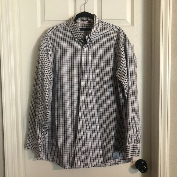 Tommy Hilfiger Other - Tommy Hilfiger Regular Fit Non-Iron classic button up long sleeve shirt 17 34/35